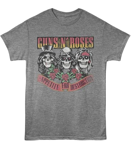 Amazon.com: Bravado Guns 'N Roses Appetite Tour 1988 T-Shirt